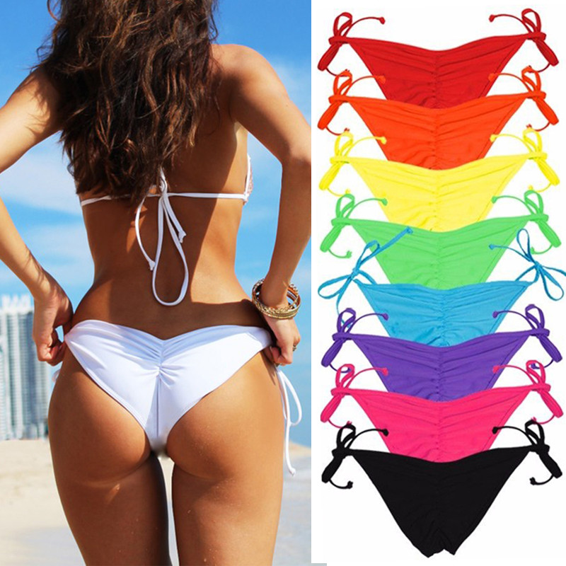 red tube top bathing suit